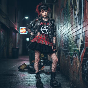 Tripp NYC Plaid Mini Skirt Large Tulle Layered Punk Goth Emo Y2K 90s School Girl